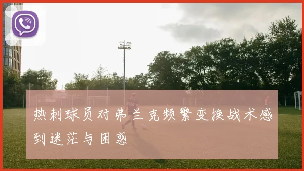 热刺球员对弗兰克频繁变换战术感到迷茫与困惑